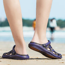 将图片加载到图库查看器,Women's Casual Clogs Breathable Sandals Home Slippers Summer Slip On Women Flip Flops Shoes Clogs Garden Clogs Shoes Beach Sneaker Work Summer Breathable Lightweight Quick Drying Sandals
