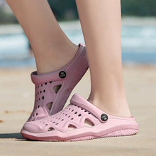 将图片加载到图库查看器,Women's Casual Clogs Breathable Sandals Home Slippers Summer Slip On Women Flip Flops Shoes Clogs Garden Clogs Shoes Beach Sneaker Work Summer Breathable Lightweight Quick Drying Sandals