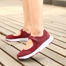 Load image into Gallery viewer, Women's Elegant Walking Shoes Flat Outdoor Comfortable Breathable Casual Soft Sole Lightweight Sport Running Fashion Breathable Mesh Womens Espadrilles