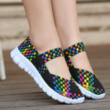 Load image into Gallery viewer, Women's Espadrilles Casual Shoes Spring Comfortable Sneakers Breathable Flat Shoes Summer Outdoor Slip On Fashion Breathable Mesh Casual Shoes Flat Shoes Women Espadrille