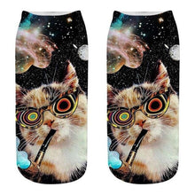 Load image into Gallery viewer, Women's Funny Animal Cute 3D Print Kitten Socks Women Ankle Socks Unisex Socks Fashion Socks Cartoon Cat Fashion Style Casual Boat Socks For Men And Women