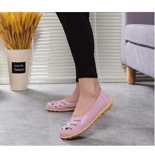 Load image into Gallery viewer, Women's Genuine Leather Flats Sandals Elegant Comfortable Soft Non Slip Design For Women