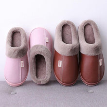 Load image into Gallery viewer, Women's Home Slippers Plush Warm House Shoes Non-Slip Soft Winter Indoors Bedroom Couples Floor Slipper Comfy Warm Memory Foam Faux Fur Indoor Outdoor Non Slip Winter Home Shoes