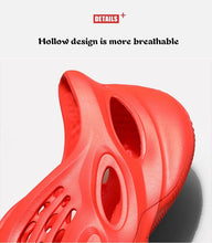 将图片加载到图库查看器,Women's Sandals Summer Hole Shoes Rubber Clogs Unisex Garden Shoes Beach Flat Sandals Water Sneaker Shoes For Walking Pool Yard Garden Breathable Unisex Shoes