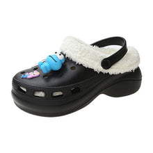 将图片加载到图库查看器,Women's Slippers Summer New Thick Soles Fashion Leather Shoes Flip Flops Women Clogs Winter Slippers Arch Support House Slippers Slip On Garden Shoes Warm Home Shoes