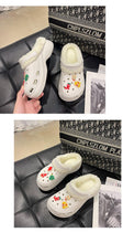 将图片加载到图库查看器,Women's Slippers Summer New Thick Soles Fashion Leather Shoes Flip Flops Women Clogs Winter Slippers Arch Support House Slippers Slip On Garden Shoes Warm Home Shoes