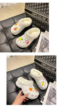 将图片加载到图库查看器,Women's Slippers Summer New Thick Soles Fashion Leather Shoes Flip Flops Women Clogs Winter Slippers Arch Support House Slippers Slip On Garden Shoes Warm Home Shoes