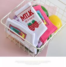 Load image into Gallery viewer, Women's Socks Combed Out Of Pure Cotton Colorful Cartoon Cute Funny Happy Kawaii Moon Strawberry Cactus Ankle Socks For Men And Women