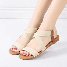将图片加载到图库查看器,Women Sandals Breathable Comfort Walking Shoes Heels Summer Platform Sandal Casual Comfortable Sandals For Women Ankle Elastic Lightweight Soft Modern Beach Sandals