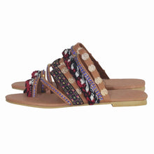 将图片加载到图库查看器,Women Sandals Flip-Flops Handmade Style Flip Flop Sandals Streetwear Fashion Shoes Women Flat Clip Toe Casual Floral Beach Flip Flop Comfy Shoes Summer Elegant Toe Ring Sandals