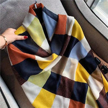 Load image into Gallery viewer, Women Scarf Leopard Print Cotton Large Size Scarfs For Winter Shawls Winter Warm Casual Wear For Women Lovely Floral Tassel Cotton ab Shawls Lady Silk Wraps Scarves