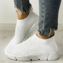 将图片加载到图库查看器,Women Slip On White Sneakers Vulcanize Shoes Super Light Women Casual Breathable Walking Shoes Lightweight Running Shoes Mesh Workout Casual Espadrilles Sports Sneakers