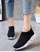 将图片加载到图库查看器,Women Slip On White Sneakers Vulcanize Shoes Super Light Women Casual Breathable Walking Shoes Lightweight Running Shoes Mesh Workout Casual Espadrilles Sports Sneakers