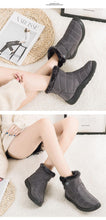 Load image into Gallery viewer, Women Snow Boots Warm Short Fur Plush Winter Ankle Boots Zip Comfort Warm Shoes Anti-Slip Fur Lined Ankle Short Boots Waterproof Slip On Outdoor Lightweight Shoes