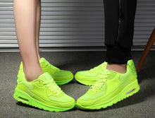 Load image into Gallery viewer, Women Soft Platform Sneakers Green Black Pink Breathable Air Cushion Casual Sports Women Trainers Fashion Lightweight Tennis Sport Walking Athletic Casual Footwear Sneakers
