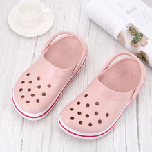 Load image into Gallery viewer, Women Summer Beach Shoes Breathable Garden Clogs Home Shoes Platforms Unisex Beach Sandals Comfortable Slip On Shoes Lightweight Indoor Outdoor Clogs Shower Water Shoes