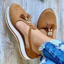 Load image into Gallery viewer, Women Summer Sandals Fashion Buckle Strap Solid Cover Heel Flat Platform Heel Casual Summer Strappy Cut Out Closed Toe Sandals Comfy Chunky Slippers For Indoor Outdoor