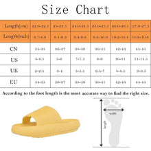 Load image into Gallery viewer, Women Thick Platform Slippers Summer Fashion EVA Soft Sole Beach Slide Sandals Open Toe Soft Home Shoes Non-Slip Soft Shower Spa Bath Pool Gym House Sandals For Indoor And Outdoor