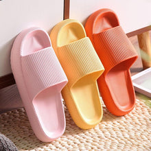 Load image into Gallery viewer, Women Thick Platform Slippers Summer Fashion EVA Soft Sole Beach Slide Sandals Open Toe Soft Home Shoes Non-Slip Soft Shower Spa Bath Pool Gym House Sandals For Indoor And Outdoor
