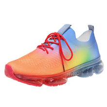 将图片加载到图库查看器,Women Trendy Sneakers Fashion Cushion Lace Up Running Sport Sneakers Outdoor Sport Shoes Spring Summer Couple Cushion Flats Training Running Breathable Sneakers