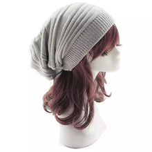 Load image into Gallery viewer, Women Winter Baggy Beanie Oversized Knitted Crochet Ski Hat Slouch Cap