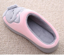 Load image into Gallery viewer, Women Winter Home Fur Slippers Cat Non-Slip Soft Warm House Indoor Bedroom Men Couples Memory Foam Floor Shoes Fluffy Slippers For Women Indoor Warm Furry Bedroom Slippers With Non Slip Outsole