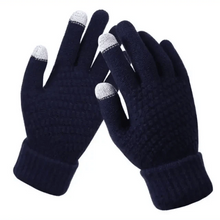 将图片加载到图库查看器,Women Winter Touch Screen Gloves Thicken Warm Knitted Stretch Gloves For Winter Wool Full Finger Outdoor Skiing Gloves Unisex Winter Gloves Women Touch Screen Gloves Knitted Gloves for Girls Stylish Winter Gloves