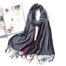 Load image into Gallery viewer, Women Winter Warm Scarf Shawl Fashion Plain Soft Long Scarves For Women Casual Wear Travel Friendly Scarfs Warm Winter Scarf Double Sided Thick Shawl Women Students Scarf