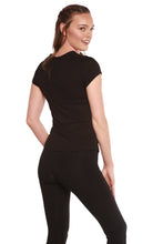 Load image into Gallery viewer, Women's 100% Bamboo Viscose Scoop Neck Short Sleeve T-Shirt