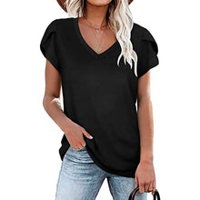 Load image into Gallery viewer, Women's Athleisure T-Shirt V-Neck Top