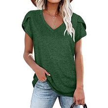 Load image into Gallery viewer, Women's Athleisure T-Shirt V-Neck Top