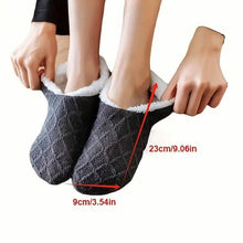 Load image into Gallery viewer, Women's Autumn Winter Plush Lined Indoor Low Cut Socks