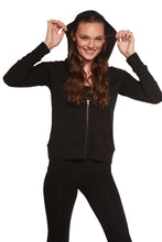 Load image into Gallery viewer, Women's Bamboo French Terry Zip Hooded Sweatshirt