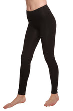 Load image into Gallery viewer, Clearance Women's Bamboo/Cotton Full Length Legging in Black