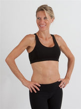 Load image into Gallery viewer, New Women's Bamboo Padded Sports Bra in Black