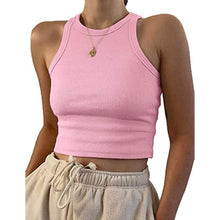 将图片加载到图库查看器,Womens Basic Sleeveless Tank Top