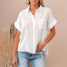 Load image into Gallery viewer, Women's Basic Solid Color Top Shirt