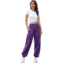 Load image into Gallery viewer, Womens Belted Sweatpants with Pockets