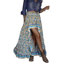 Load image into Gallery viewer, Women's Boho Floral Print Long Skirt