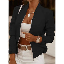 将图片加载到图库查看器,Women's Bomber Jacket Casual