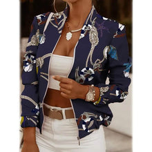 将图片加载到图库查看器,Women's Bomber Jacket Casual