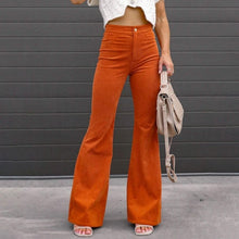 Load image into Gallery viewer, Women's Bootcut Pants Trousers Jeans Corduroy