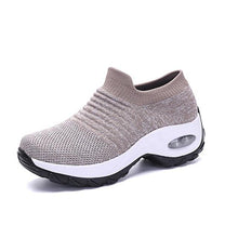 Load image into Gallery viewer, Womens Breathable Sneakers New Mesh Women Shoes Slip-On Air Cushion Casual Walking Shoes Lightweight Breathable Mesh Athletic Running Shoes Fashion Slip-on Sock Sneakers