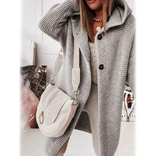 Load image into Gallery viewer, Women's Button Knitted Cardigan Sweater