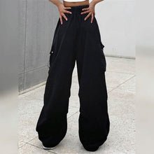 Load image into Gallery viewer, Women's Cargo Baggy Pants High Waist