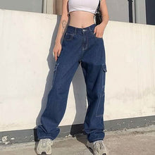 Load image into Gallery viewer, Women's Cargo Trouser Mid Waist Pants