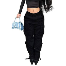 Load image into Gallery viewer, Women's Cargo Trouser Pants