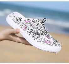 将图片加载到图库查看器,Womens Casual Clogs Breathable Beach Sandals Valentine Slippers Summer Slip On Women Flip Flops Shoes Sandals Quick Drying Slippers Walking Lightweight Rain Beach Summer Pool Water Shoes