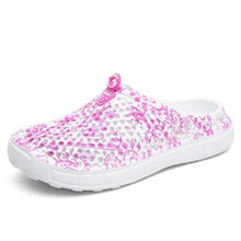 将图片加载到图库查看器,Womens Casual Clogs Breathable Beach Sandals Valentine Slippers Summer Slip On Women Flip Flops Shoes Sandals Quick Drying Slippers Walking Lightweight Rain Beach Summer Pool Water Shoes