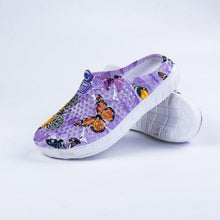 将图片加载到图库查看器,Womens Casual Clogs Breathable Beach Sandals Valentine Slippers Summer Slip On Women Flip Flops Shoes Sandals Quick Drying Slippers Walking Lightweight Rain Beach Summer Pool Water Shoes